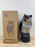 16” Solar Powered Scarecrow Owl