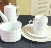 Dotted Susie pink polka dot set