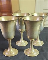 Lord Saybrook sterling goblets set of 4