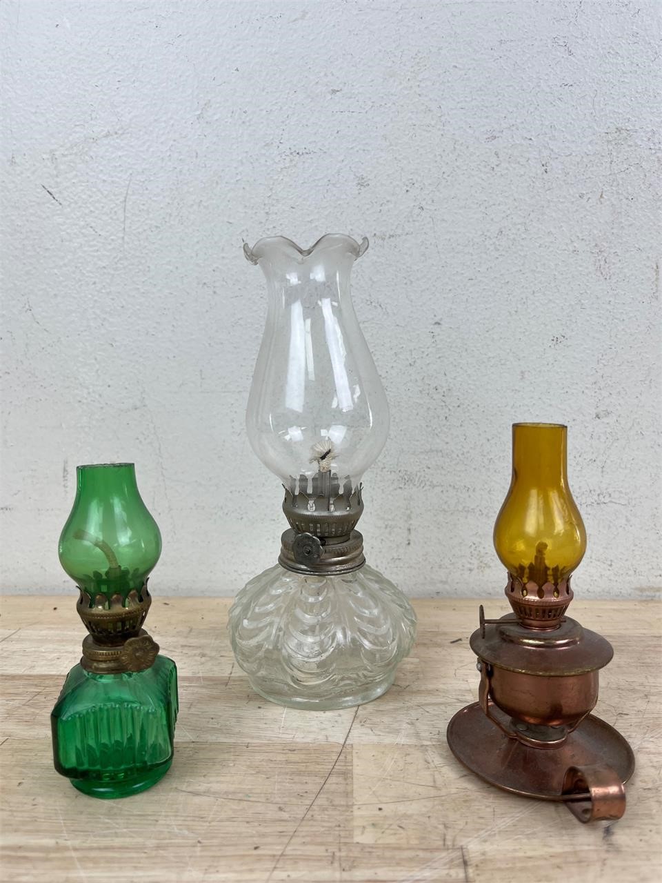 small Vintage oil lamps