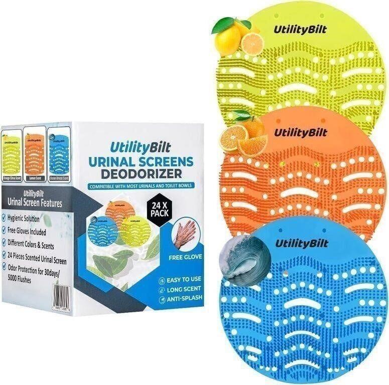 UTILITYBILT URINAL SCREENS 24 PACK