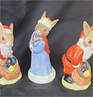 3 Royal Doulton bunnies