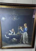 Print of women reading a letter approx size is 22