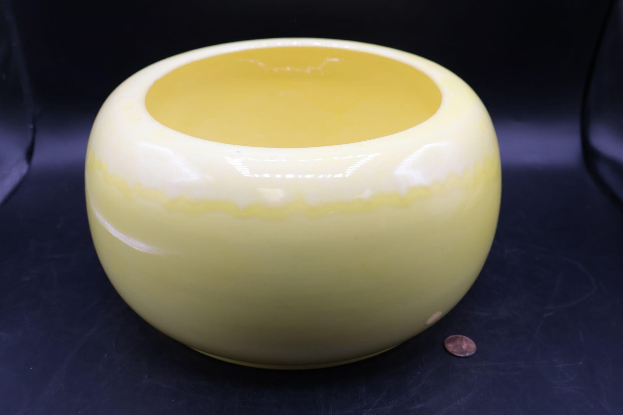 Mid-Century Jenkins Ceramics Yellow Bowl