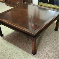 Square coffee table approx size is 34 inches