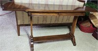 Sofa table approx size is 56 x 16 x 26 inches the