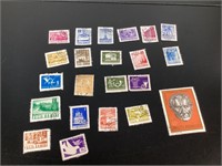Vintage Roman Postal Stamp Lot