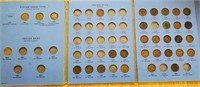 Indian Head cent collection including 3 flying