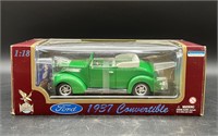 ROAD LEGENDS 1937 FORD CONVERTIBLE DIECAST IN BOX
