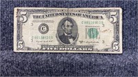 1950 C $5 Federal Reserve Note