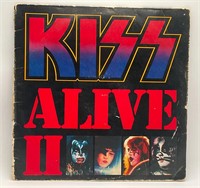 Kiss "Alive ll" Hard Rock 2 LP Record