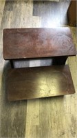 wooden step stool/plant stand