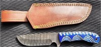 DAMASCUS 9" BLUE RIVER HUNTER