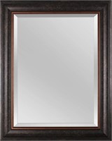 24x30 Mirrorize Beveled Wall Mirror    Brown Bronz