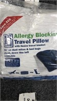 allergy blocking travel pillow