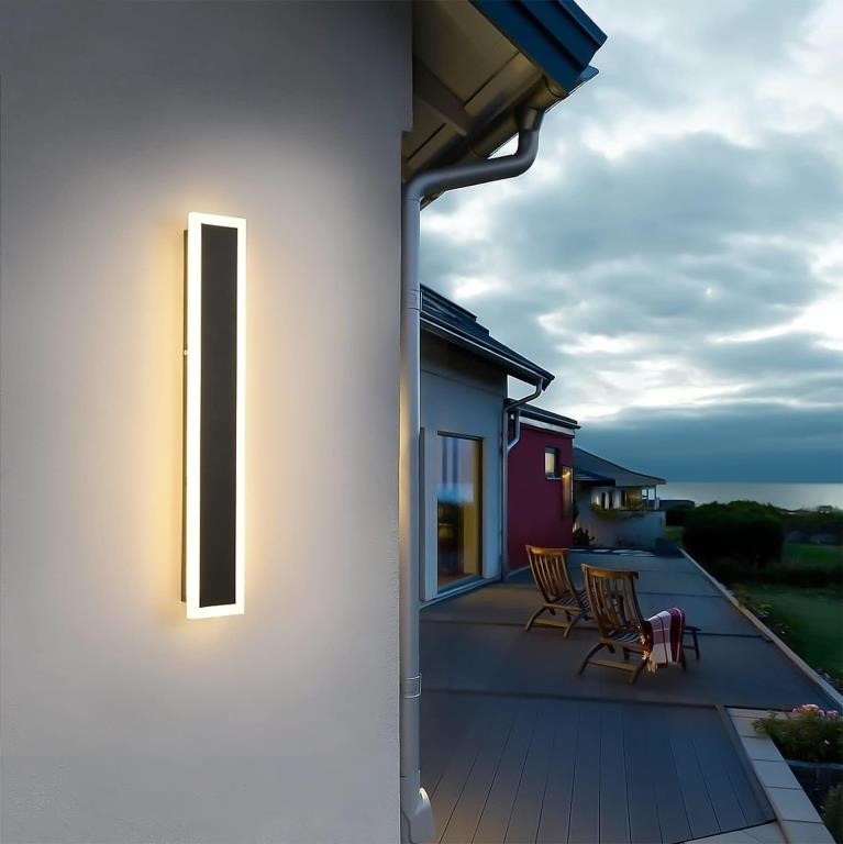 LED Outdoor Light 12W  Modern 23.6in Wall Sconce