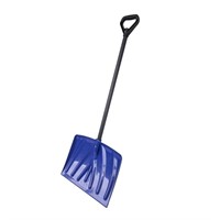 48 in. Handle Poly Blade Snow Shovel with Metal We