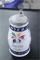 Anheuser-Busch Olympic Stein "1998 Nagano"