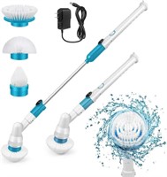 Electric Spin Scrubber  3 Brush Heads  45-In Arm
