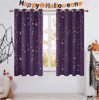 W52 X L63  52W X 63L in Deconovo Purple Curtains