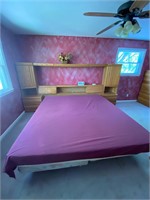 King size bed ,headboard see description