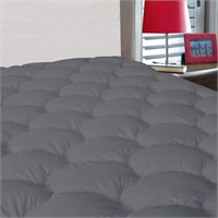 Twin Mattress Pad  Quilted Fitted  Pillow Top