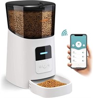 WOPET 6L Auto Pet Feeder  WiFi  Up to 15 Meals/Day