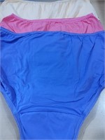 Sz 4XL 3 Pairs Women's Padded Center Underwear