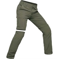 XXXL  Hiauspor Men's Hiking Cargo Pants  Convertib