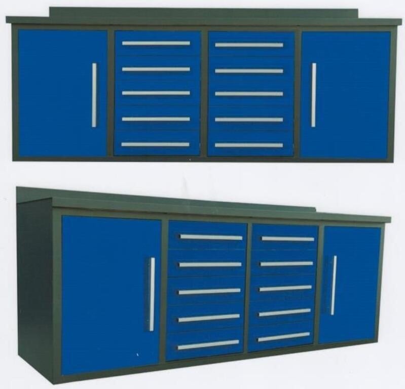 NEW 7FT 10 Drawers Metal Work Bench