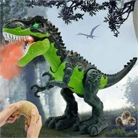 RC Dinosaur Robot Toy  T-Rex with Light/Walk/Roar/