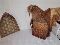 Wicker headhunter backpack and helmet