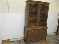 MID-CENTURY FRENCH PROVINCIAL CHINA CABINET