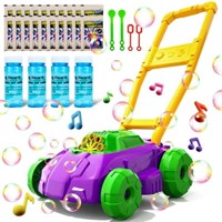 Bubble Machine Lawn Mower for Toddlers  Outdoor Bu