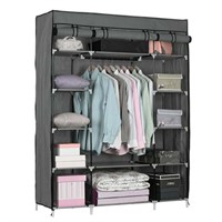 Zimtown Portable Closet Organizer  Clothes Rack wi