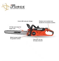 Echo eforce 18 in cordless electric chainsaw