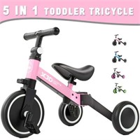 XJD 5 in 1 Toddler Bike for 1-4 Years Old  Tricycl