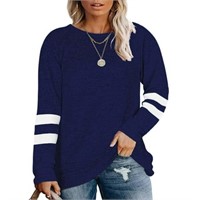 4XL  Women's Plus Size  Long Sleeve Sweatshirts  C