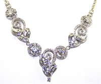 4.08 Ct Diamond 14 Gram 18K Necklace