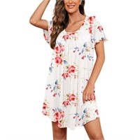 XL  Size XL JWD Women's Nightgown - Short Sleeve S