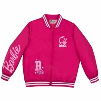 6X  Sizes (4-16) Barbie Girls Bomber Jacket  Girl