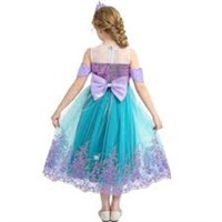 Size 9-10 Girls Mermaid Princess Costume Dress Pag