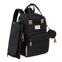 RUVALINO Diaper Bag Backpack  All-in-One Baby Bags