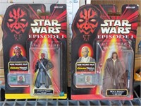 2 STAR WARS EPISODE 1 ACTION FIGURES - DARTH MAUL