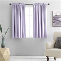42 x 45  Lavender Blackout Curtain Panels  Insulat
