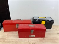 Three tool boxes