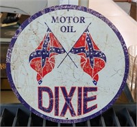 MODERN DIXIE MOTOR OIL METAL SIGN