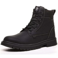 Sz 8.5 Steel Toe Men's Boots: Slip Resistant  Inde