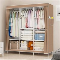 50 x 17 x 67  Clothes Organizer with 3 Hanging Rod