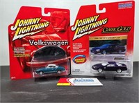 Johnny Lightning VW Karmin Ghia & Chevy Camaro Z28